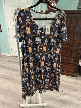 Disney Carousel of Progress Ambrie Swing Dress with Pockets Size L